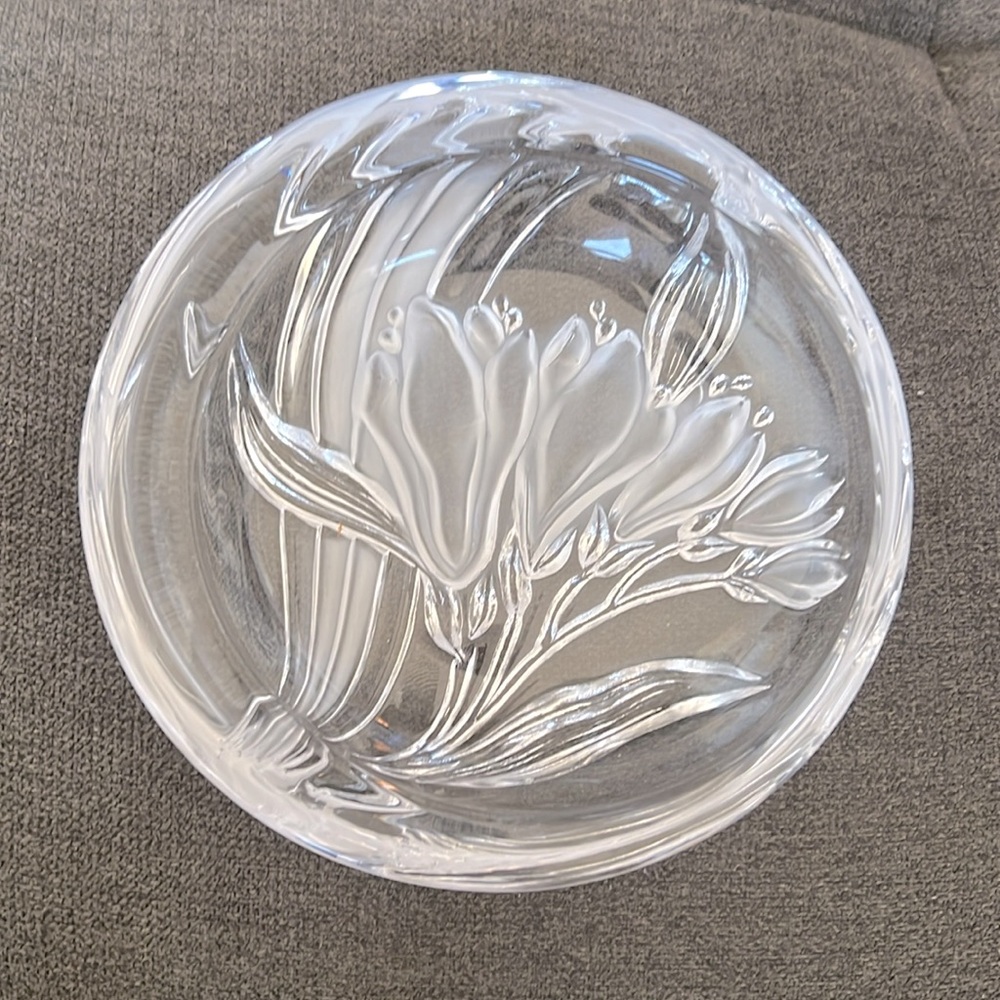 Studio Nova Gilded Iris Round Candy Dish or Trinket Dish 5” Made in Japan